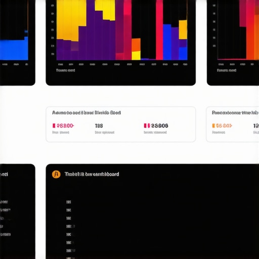 Screenshot of local SEO analytics with heatmaps and trend graphs