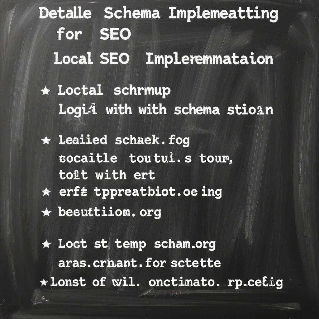 Schema markup visualization for local business enhancement
