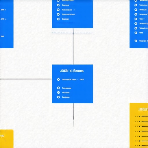 Schema.org JSON-LD nested schema structure illustration