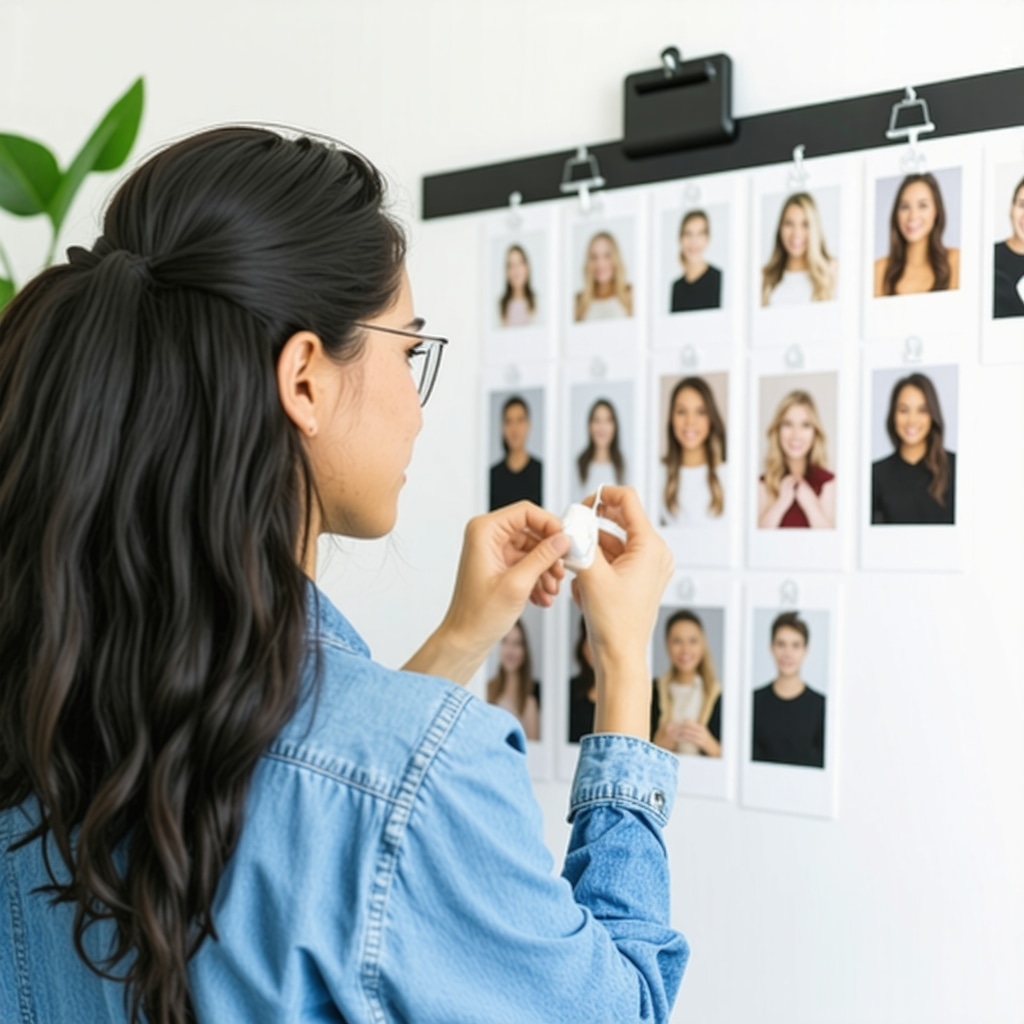 Business owner adding customer photos to Google My Business profile to enhance local SEO