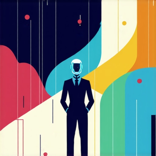 Futuristic infographic showing AI, AR, and hyperlocal marketing integration