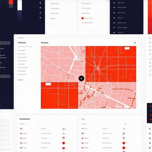 Advanced local SEO analytics dashboard showing AI insights and AR visualizations