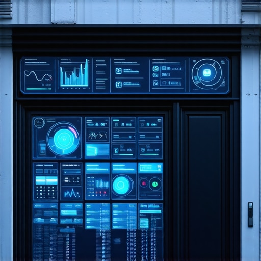 Local storefront enhanced with augmented reality overlay and AI analytics