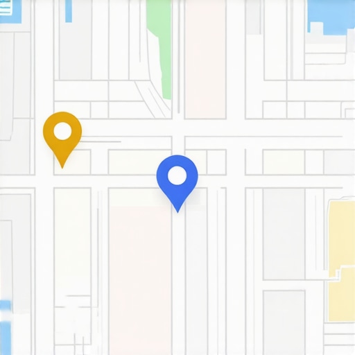 Augmented reality map with AI data overlays demonstrating advanced local SEO techniques