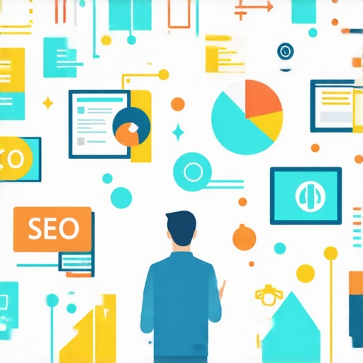 Illustration of innovative local business marketing and AI integration