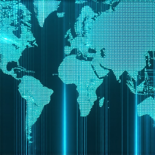 A detailed map with data overlays illustrating geospatial insights for local marketing