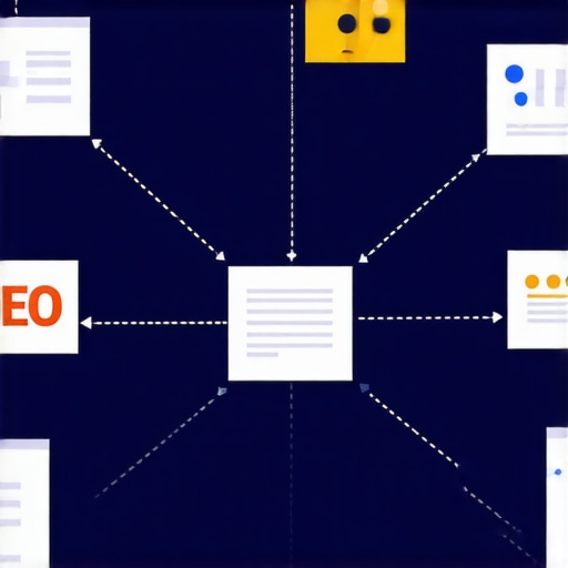 Diagram showing local directories, community sites, and industry associations interconnected for citation building.