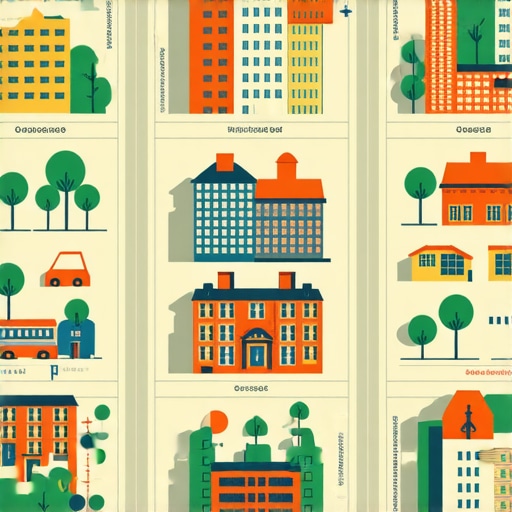 Map with neighborhood landmarks, businesses, and community events illustrating hyperlocal SEO