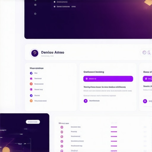 Futuristic dashboard showing hyperlocal marketing analytics and AI integration