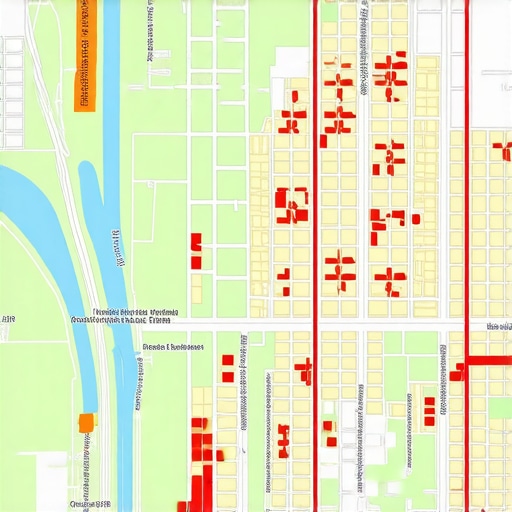 Visualization of neighborhood-level demographic and foot traffic data
