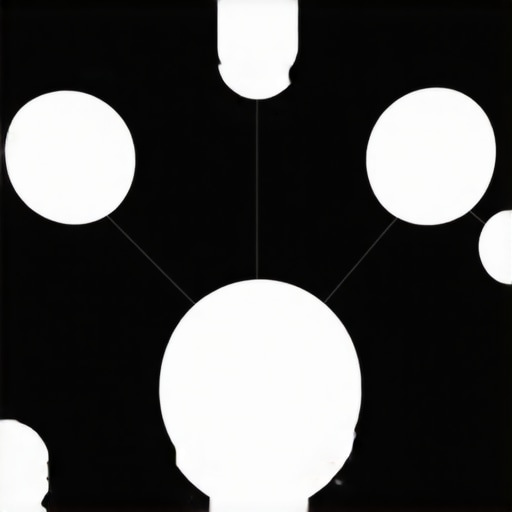 Diagram illustrating interconnected citations and schema structures improving local search rankings.