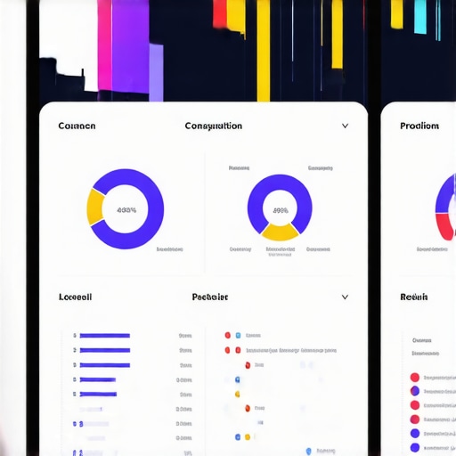 AI analytics dashboard displaying local consumer behavior patterns and predictive insights