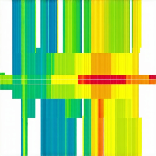 Heatmap showing local foot traffic data integrated with a digital marketing dashboard for local SEO.