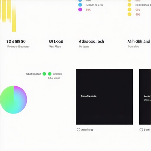 Graphical representation of local SEO analytics and data insights