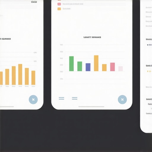 Screenshot of a local SEO analytics dashboard displaying charts and maps for data insights