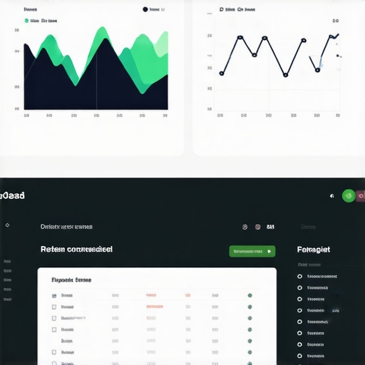 Graphical dashboard displaying data analytics for optimal GMB post scheduling in 2025.