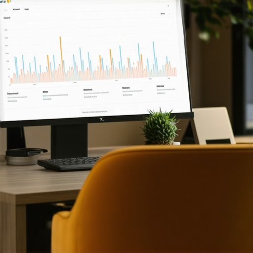 Dashboard showing live local search metrics and content management tools