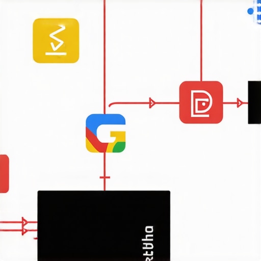 Diagram showing data flow from local business profile to Google ranking system highlighting multilayered signals.
