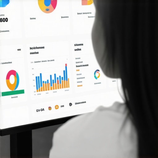 AI and schema markup in local SEO Person analyzing local SEO data with AI insights and schema diagrams