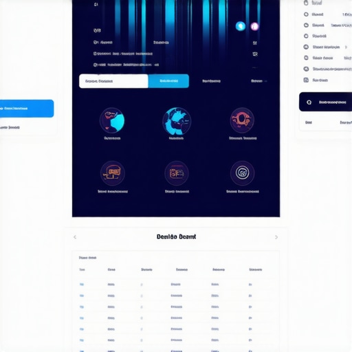 Futuristic dashboard showing AI analytics and multimedia optimization for local SEO