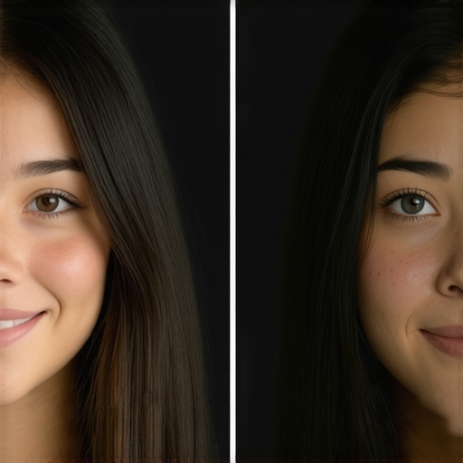 AI-enhanced Google My Business photos showcasing before and after improvements