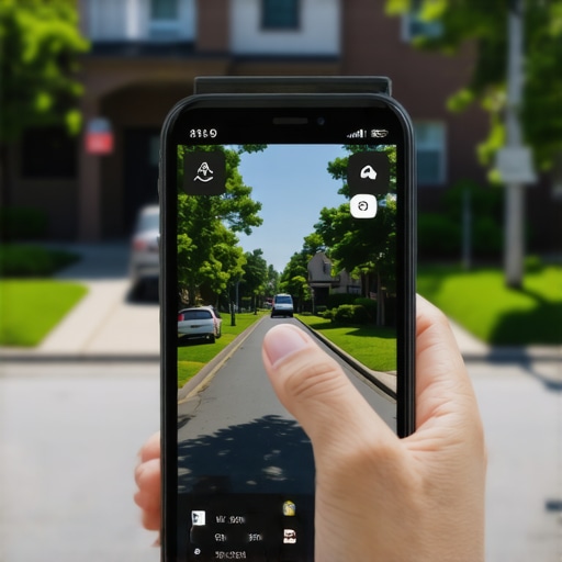People using augmented reality apps in neighborhood for targeted promotions