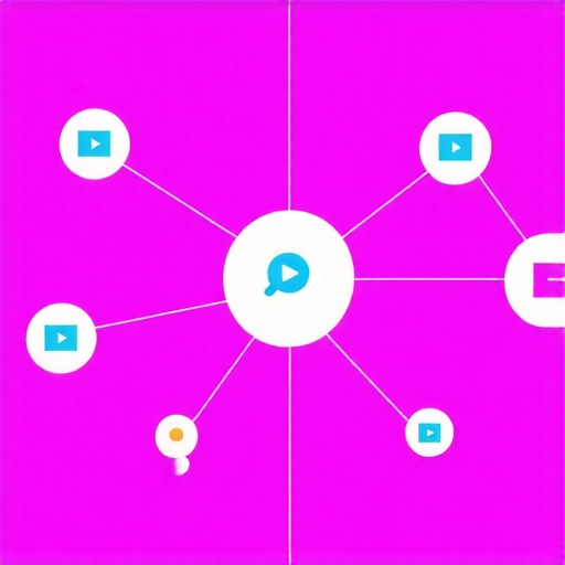 Diagram illustrating a complex local backlink ecosystem connecting niche sources and community portals.