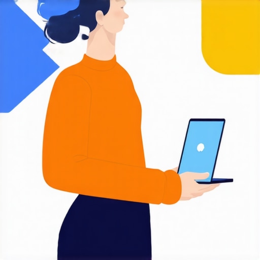 Conceptual image of AI tools optimizing Google My Business photos with schema, geo-tags, and branding