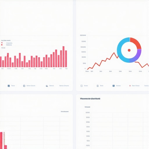 Real-time local keyword performance analytics dashboard with graphs and heatmaps.