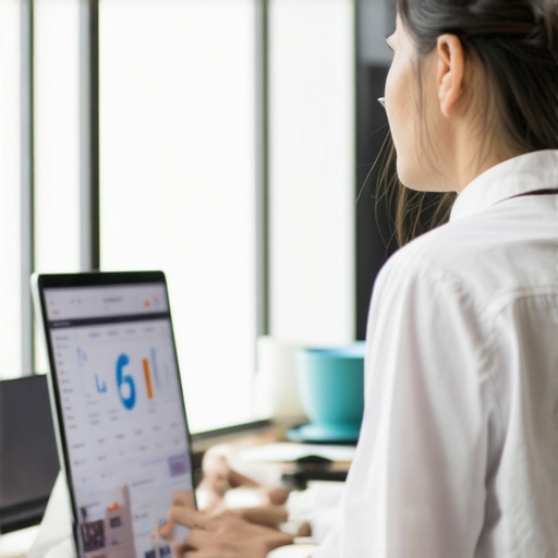 SEO expert using analytics tools for local SEO optimization