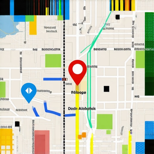 Concept image of AI-driven local SEO tools and mapping analytics