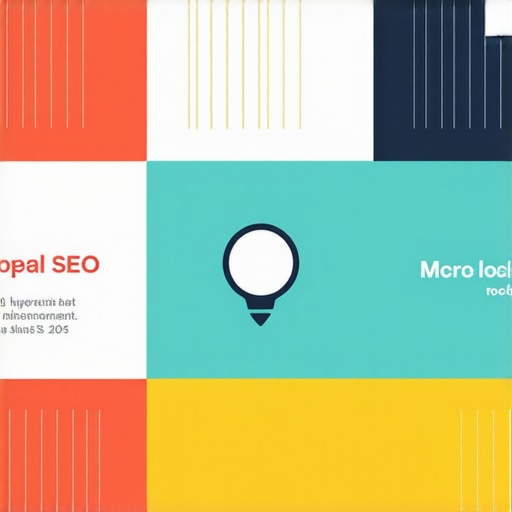 Infographic illustrating hyperlocal SEO tactics and micro-moments for local search dominance in 2025.