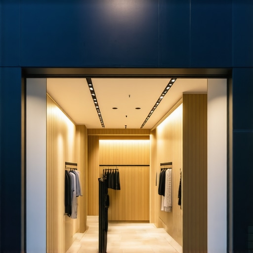 Immersive 3D Virtual Tour for Local Engagement A detailed 3D virtual tour scene of a retail store with augmented reality overlays