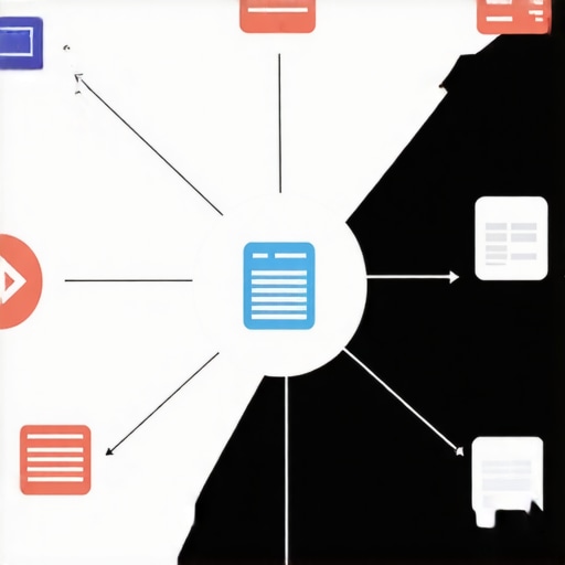 Diagram showing citation, schema markup, and AI integration for local SEO