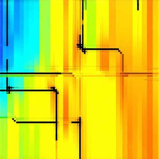 A heatmap showing neighborhood foot traffic patterns