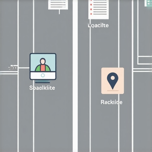 Diagram showing schema markup implementation across multiple business locations with localized details