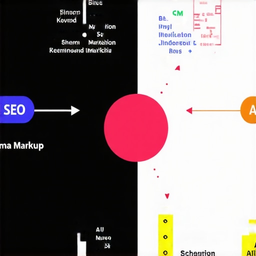 Flowchart of advanced local SEO strategies integrating semantic keywords, schema markup, and AI tools