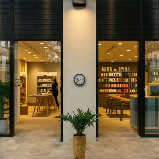 Immersive 360-degree virtual tour of a business storefront