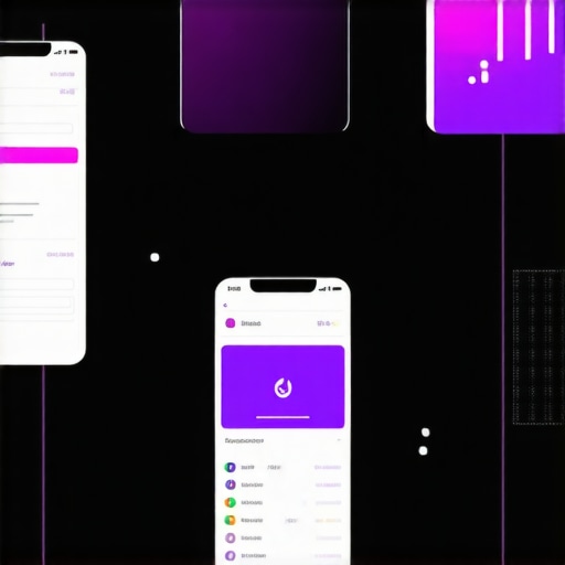 Futuristic dashboard showing AI analytics for local SEO