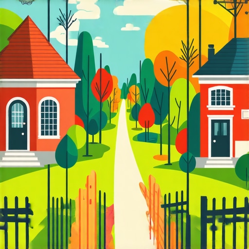 Community Engagement for Local SEO Success Local community with businesses and events, emphasizing hyperlocal backlink opportunities.