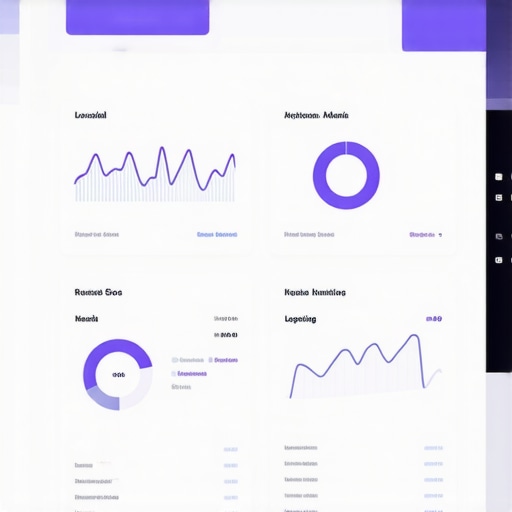 Futuristic dashboard with local SEO analytics and AI tools for Google My Business