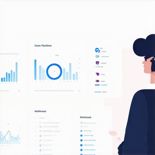 Futuristic dashboard showing AI analytics and schema markup for local SEO