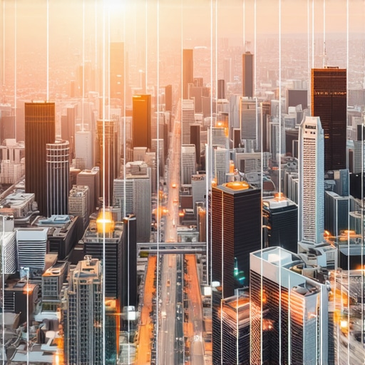 Digital cityscape with maps and AI technology representing advanced local SEO strategies