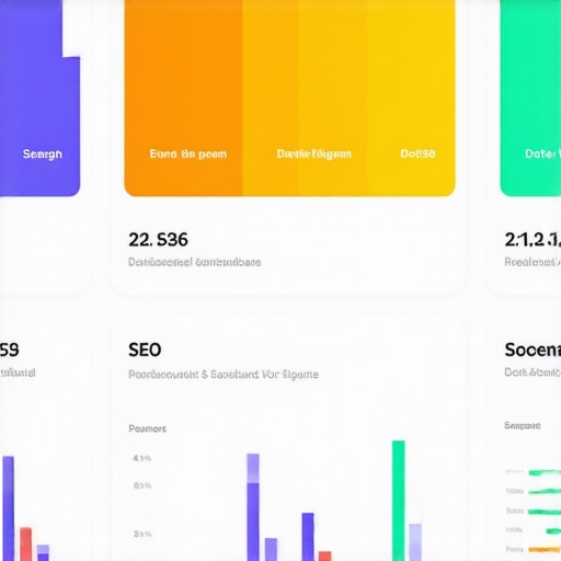 Screenshot of AI-powered local SEO dashboard with voice search optimization tools