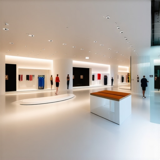 AR virtual showroom of a local business storefront