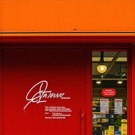 Professional storefront photo in a cityscape