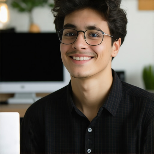 Business owner working on schema markup for local SEO