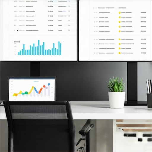 Analytics dashboard displaying local SEO metrics and GMB insights.