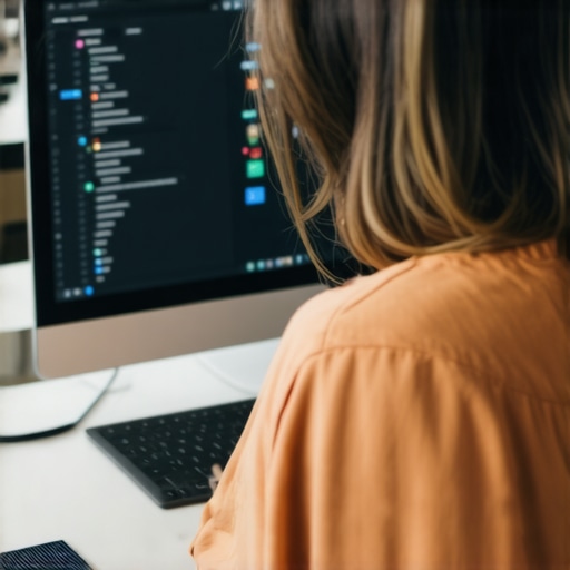 Data-Driven Local SEO Strategy Business owner reviewing local SEO analytics on computer