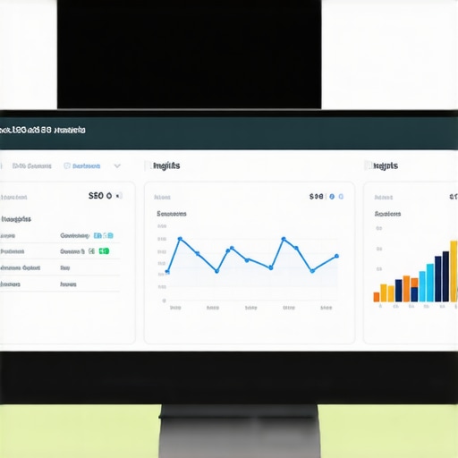 Screenshot of local SEO analytics dashboard showing Google My Business metrics